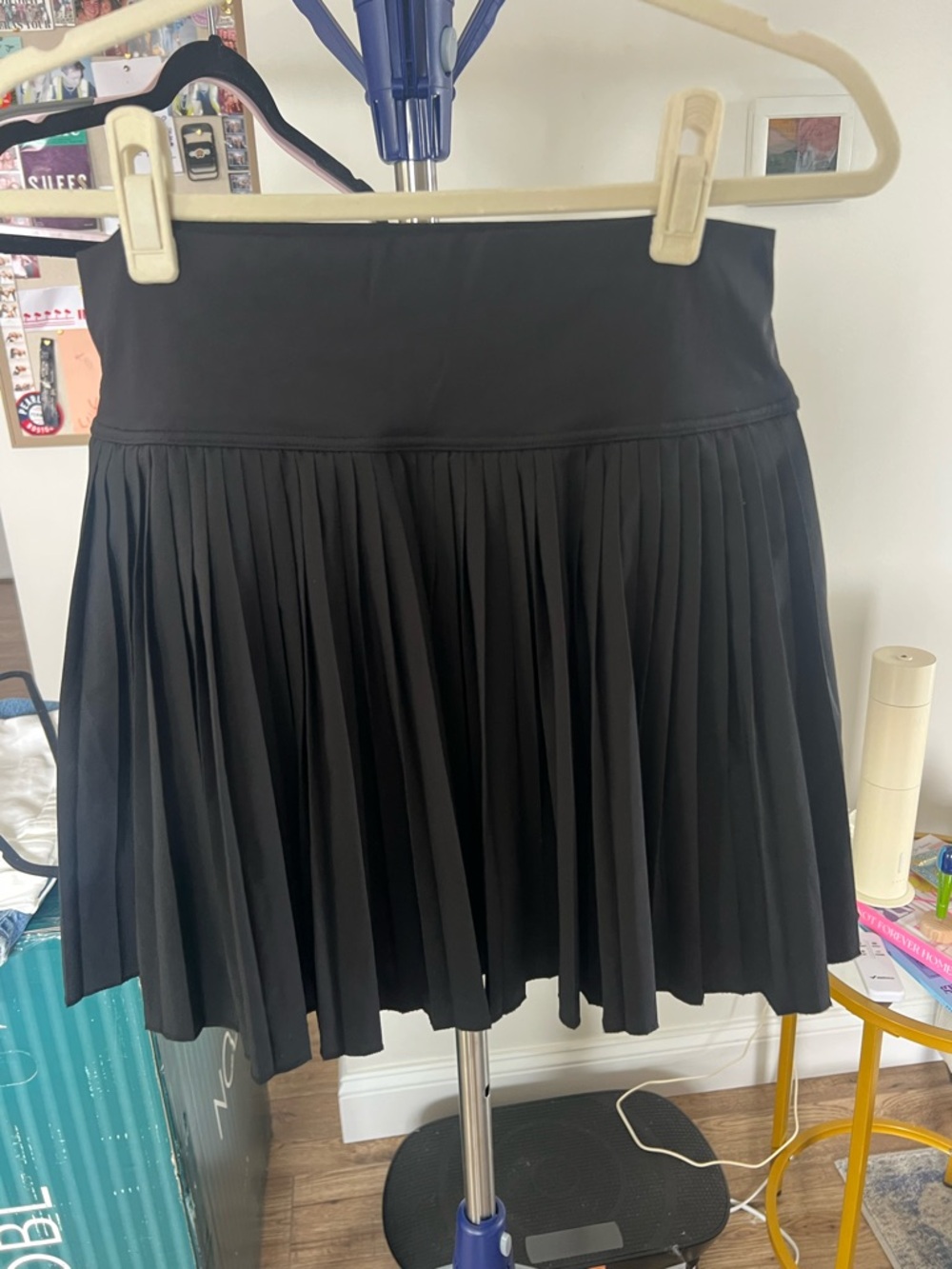 Black Pleated Mini Skirt - Classic Women's Skirt